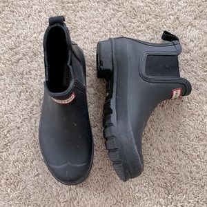 Black Hunter Chelsea Boots
